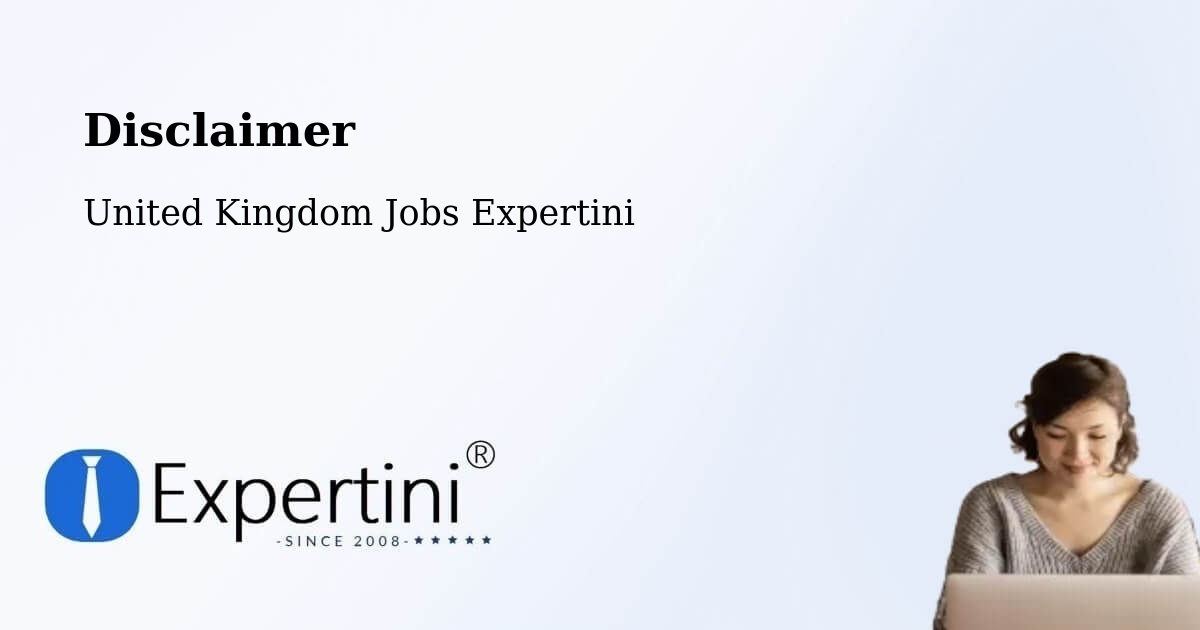Disclaimer – Ilkley - United Kingdom Jobs Expertini
